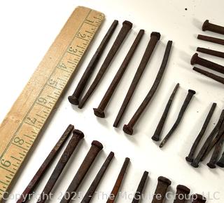 Collection of handmade "square" nails