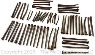Collection of handmade "square" nails