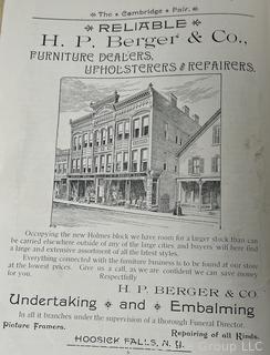 1891 Cambridge NY Program