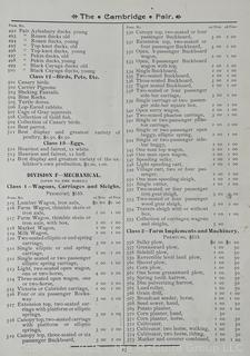1891 Cambridge NY Program