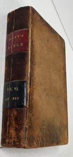 1836 The Holy Bible Old and New Testaments Thomas Scott Volume VI