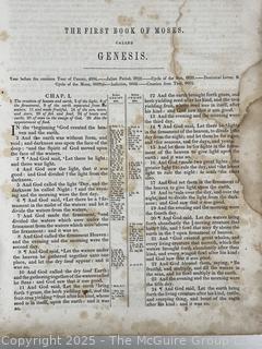 1864 Holy Bible Old And New Testaments, The Original Tongues by American Bible Society
