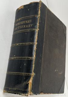 1864 DICTIONARY OF THE ENGLISH LANGUAGE. Worcester, Boston ed.