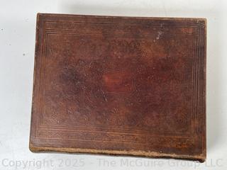 HOLY BIBLE 1849 Canne's Marginal Notes/Apocrypha B.B. Mussey William Hall