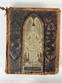 Illustrated Holy Bible Old & New Testaments American Bible Society Leather Bound