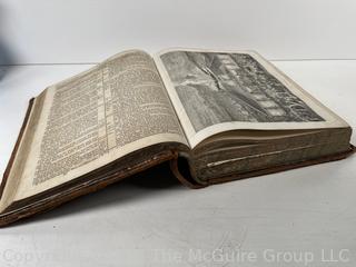 Illustrated Holy Bible Old & New Testaments American Bible Society Leather Bound