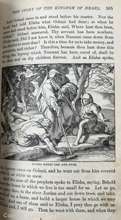 Story Of The Bible By Charles Foster 1922 Hardcover w/300 Engraved Illustrations