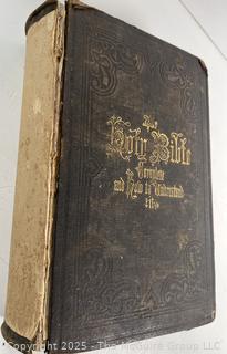 1871 Hitchcock's New and Complete Analysis of the Holy Bible Leather Bound
