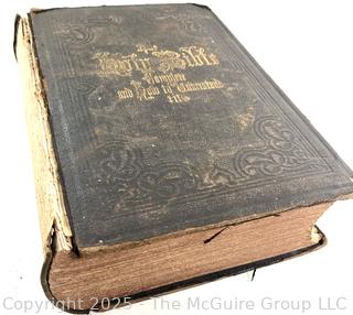 1871 Hitchcock's New and Complete Analysis of the Holy Bible Leather Bound