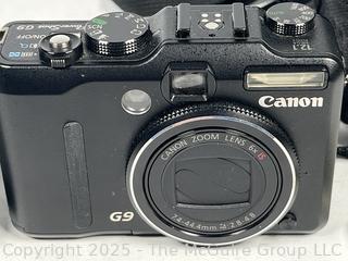 Canon G9 Power Shot Point and Shoot Digital Zoom Camera (untested)