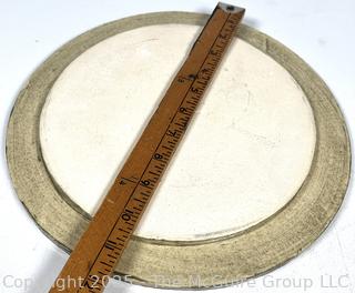 Pottery Lilypad Trivet Signed by Artist. 