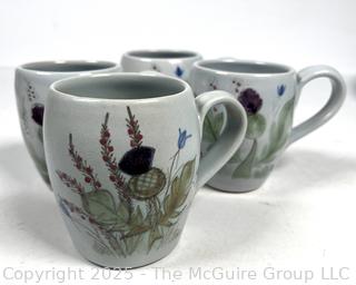 Set of Four (4) Portobello Scotland Finest Stoneware Mugs