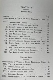 Three (3) Volume Set of The Supreme Court in United States History by Charles Warren, 1923 Books