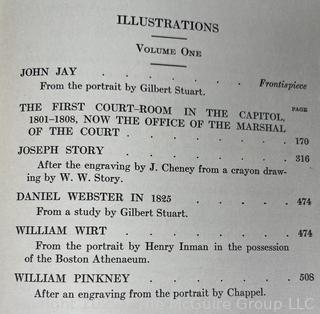 Three (3) Volume Set of The Supreme Court in United States History by Charles Warren, 1923 Books
