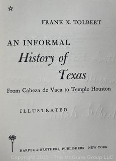 Three (3) Books on the History of Texas