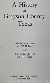 Three (3) Books on the History of Texas