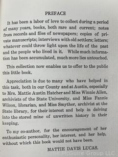 Three (3) Books on the History of Texas