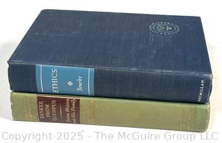 Two (2) Books Including Ethics by  Vernon J Bourke and Yankee from Olympus