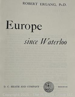 Three (3) Books Including Katy Railroad, Sherman and Europe Since Waterloo