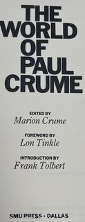 Two (2) Books: The World of Paul Crume and The New Yorker Album 