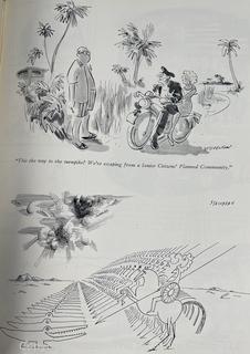 Two (2) Books: The World of Paul Crume and The New Yorker Album 