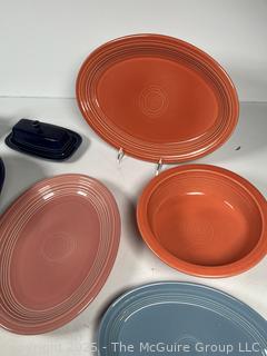 Collection of Vintage Fiesta Ware Serving and Dinner Ware.