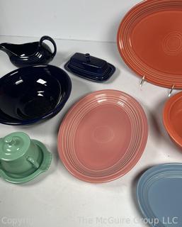 Collection of Vintage Fiesta Ware Serving and Dinner Ware.