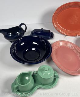Collection of Vintage Fiesta Ware Serving and Dinner Ware.