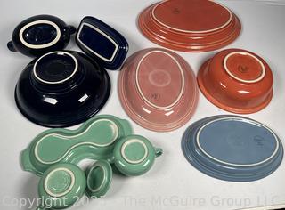 Collection of Vintage Fiesta Ware Serving and Dinner Ware.
