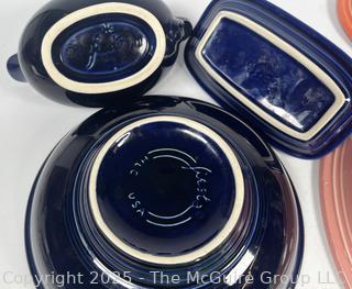 Collection of Vintage Fiesta Ware Serving and Dinner Ware.
