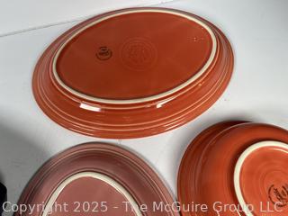 Collection of Vintage Fiesta Ware Serving and Dinner Ware.