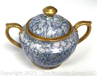 Two (2) Piece Pickard Bavarian Porcelain Creamer and Sugar.  Chip on inner rim. 
