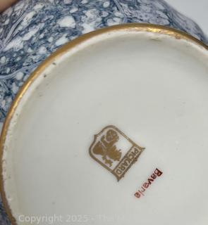 Two (2) Piece Pickard Bavarian Porcelain Creamer and Sugar.  Chip on inner rim. 