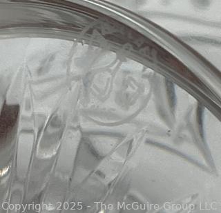 Baccarat Deep Cut Crystal Juigne Wine Decanter.  12" tall