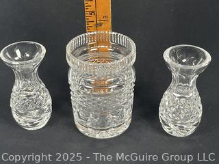 Three (3) Pieces of Waterford Cut Crystal 