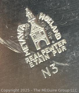 Three (3) Pieces of Pewter Decorative Ware