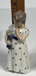 Three (3) Porcelain Figurines Including Belleek