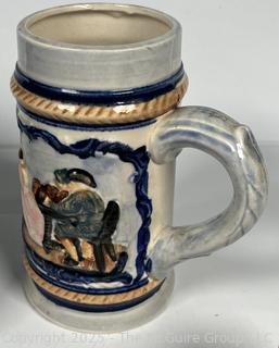 Collection of Decorative Items Including Folk Craft by Shafford, Royal Copenhagen, 