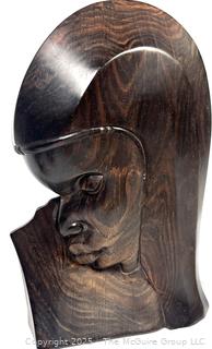 African Carved Wood Animals, Statue and Box