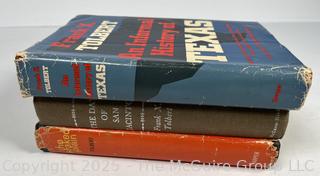 Three (3) Books on Texas by Frank X Tolbert, One Signed by Author