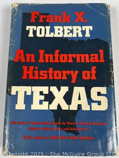 Three (3) Books on Texas by Frank X Tolbert, One Signed by Author