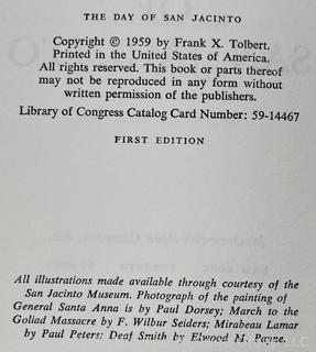 Three (3) Books on Texas by Frank X Tolbert, One Signed by Author