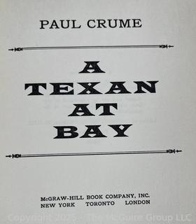 Three (3) Books About Texas and The West Including Tapadero Signed by Author Willie Newbury Lewis