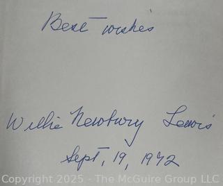 Three (3) Books About Texas and The West Including Tapadero Signed by Author Willie Newbury Lewis