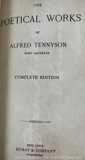 Four (4) Books Including Tennyson's Poems