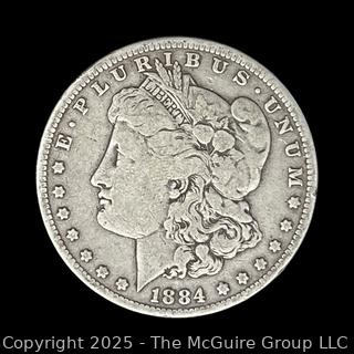 1884 (P) Morgan Head Silver Dollar Coin