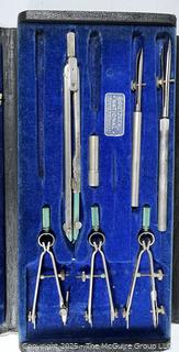Three (3) Sexton Metal Car Wall Hangings Antique Cars; Drafting tools in storage case; and Vintage Ledger Book