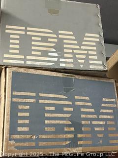 1982 IBM Personal Computer Monitor and Keyboard Model No 5151 in Original Boxes.  Untested