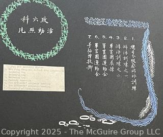 From the Estate of US Army Col. Charles F. Coates, the Recipient of WW II Legion of Merit and Silver Star Honors, his Military Memorabilia Circa 1958-59 While Serving in Taiwan as a Senior Military Advisor (MAAG) to the ROC Second Field Army.  Items Include Correspondence, Citations, Banners, Photos,  and Gifts Presented to Him by Major General Chang Yat-San, National Chinese Army, of 8th-14th Century  Coins Excavated From Pescadores Islands.  See the more than 200 Photos Posted in the Photo Gallery. Historical Military and Political Interest.   