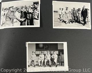 From the Estate of US Army Col. Charles F. Coates, the Recipient of WW II Legion of Merit and Silver Star Honors, his Military Memorabilia Circa 1958-59 While Serving in Taiwan as a Senior Military Advisor (MAAG) to the ROC Second Field Army.  Items Include Correspondence, Citations, Banners, Photos,  and Gifts Presented to Him by Major General Chang Yat-San, National Chinese Army, of 8th-14th Century  Coins Excavated From Pescadores Islands.  See the more than 200 Photos Posted in the Photo Gallery. Historical Military and Political Interest.   